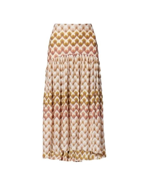 Missoni White Rock Damen Zigzag-Knit Skirt