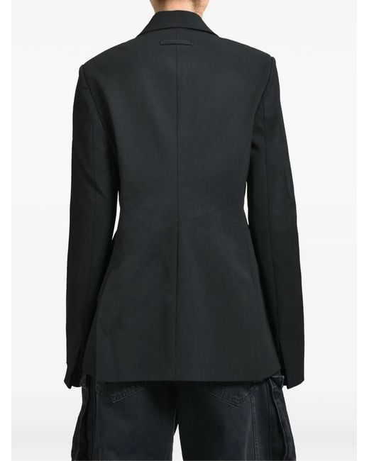 Jean Paul Gaultier Black Panelled Tailored Jacket