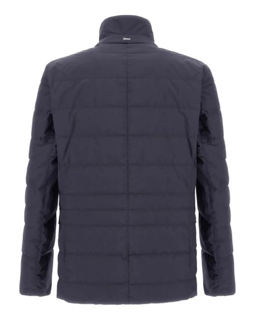 Herno Blue Down Jacket for men