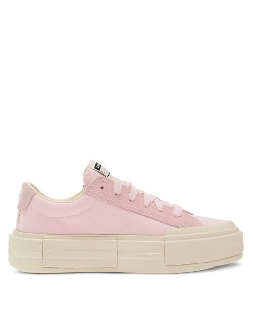 Converse Pink Suede-Panel Sneakers