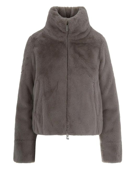 Colmar Gray High-Neck Lined Jacket