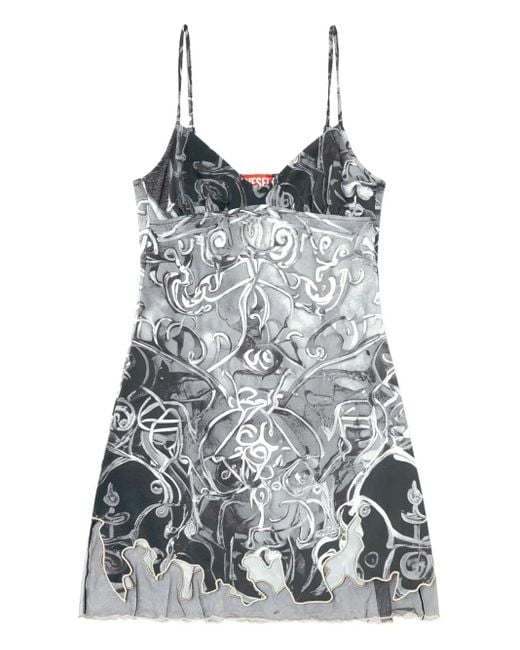 diesel grey dress DIESEL
