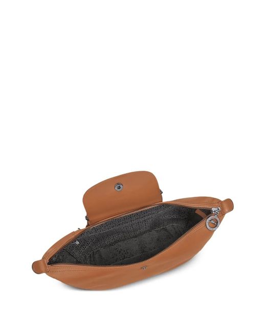 Longchamp Brown Le Pliage Xtra M Flap-Detail Backpack