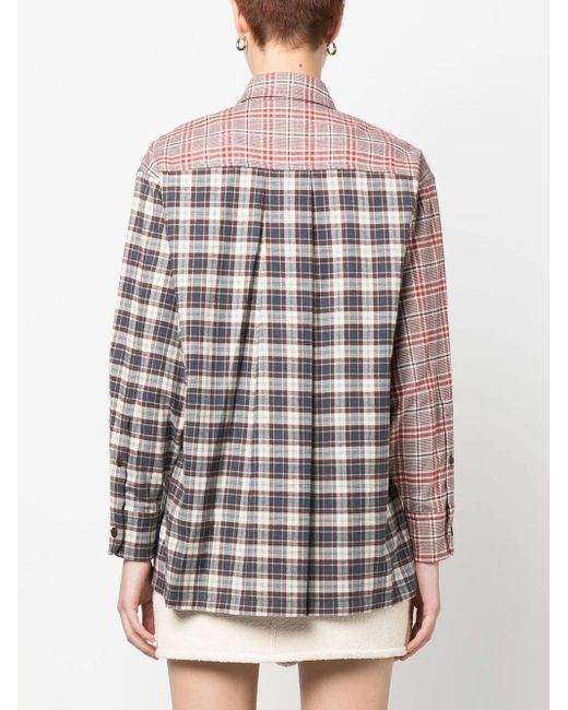 KENZO Pink Mix-Print Shirt for men