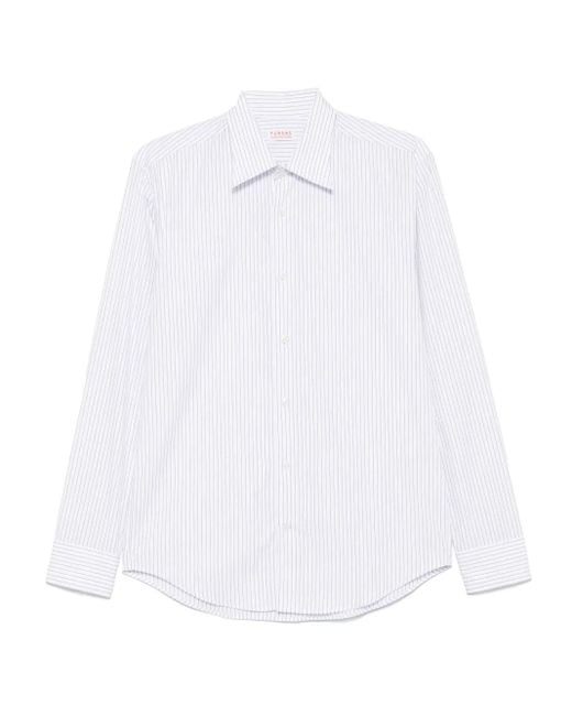 Fursac White Cotton Shirt for men