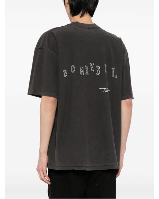DOMREBEL T-shirt Met Print in het Black voor heren