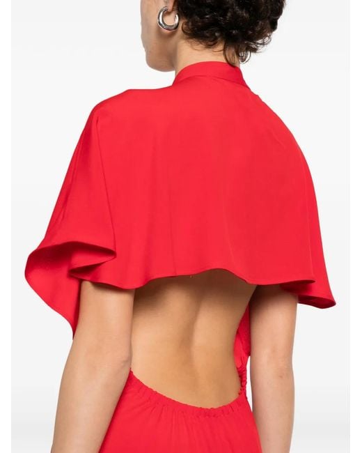 N°21 Red Buttoned Maxi Dress