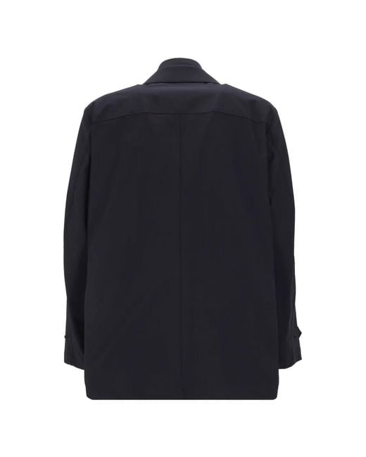 Fay Blue Long-Sleeve Coat for men
