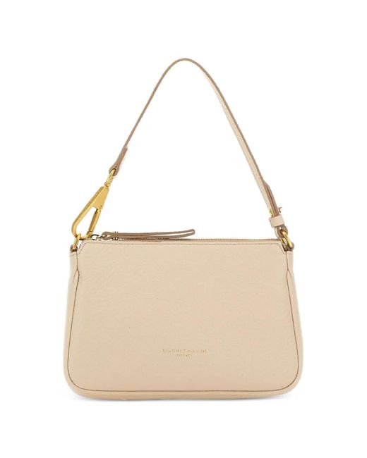 Gianni Chiarini Natural Brooke Leather Shoulder Bag