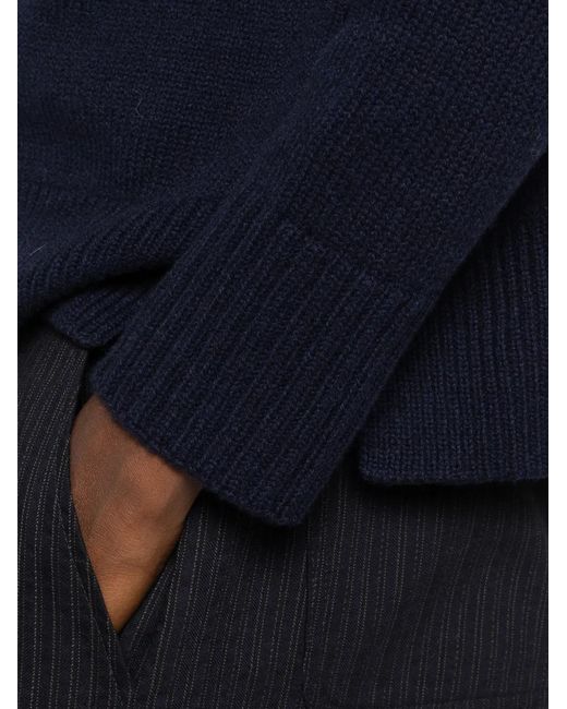Base London Blue Crew-Neck Sweater