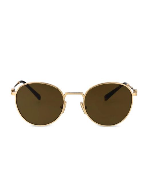 Miu Miu Brown Round-Frame Sunglasses