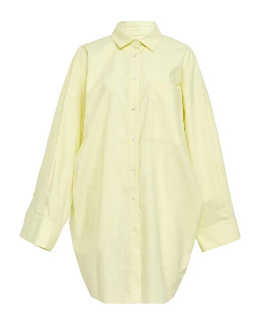 Chemise À Col Oversize Enfold en coloris Yellow