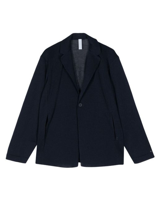CFCL Blue Piqué Single-breasted Jacket for men