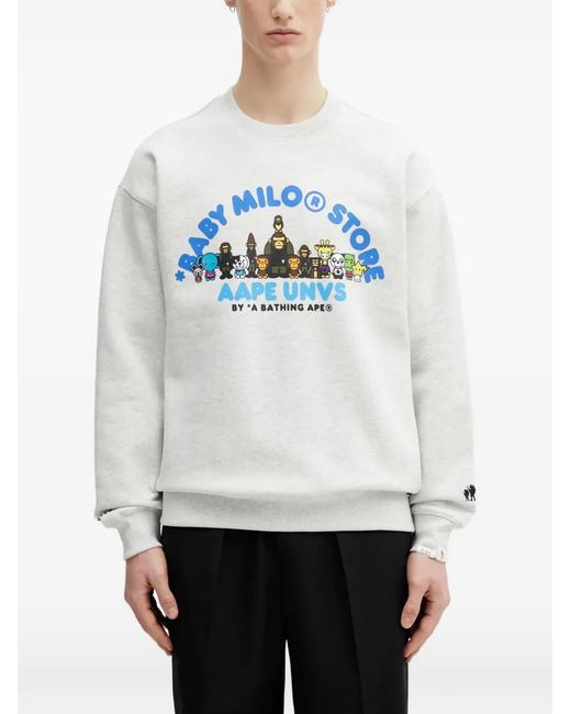 Aape By A Bathing Ape メンズ グレー X Baby Milo Store 