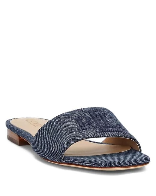Ralph Lauren Blue Everley Sandals