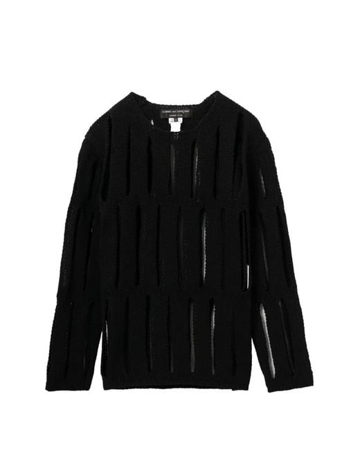 Pull À Découpes Comme des Garçons pour homme en coloris Black