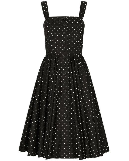 Dolce & Gabbana Black Midi Dresses