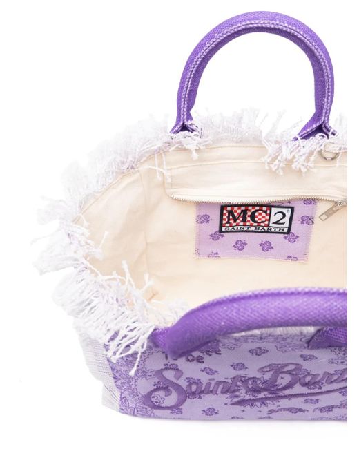 Mc2 Saint Barth Purple Colette Tote Bag