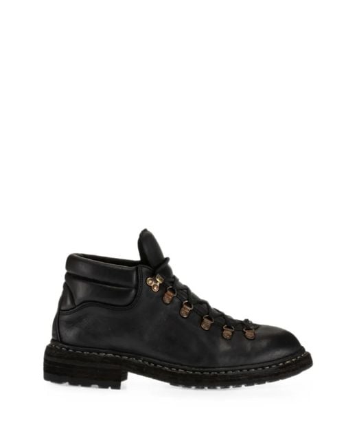 Guidi Black 190 Lace-Up Hiking Boots