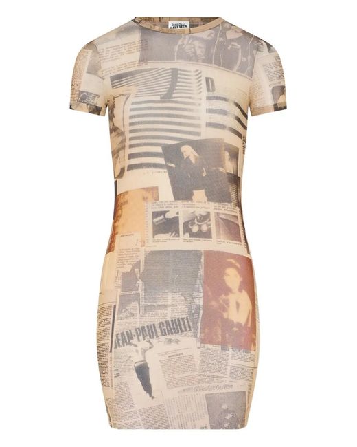Jean Paul Gaultier Natural Mini Dress