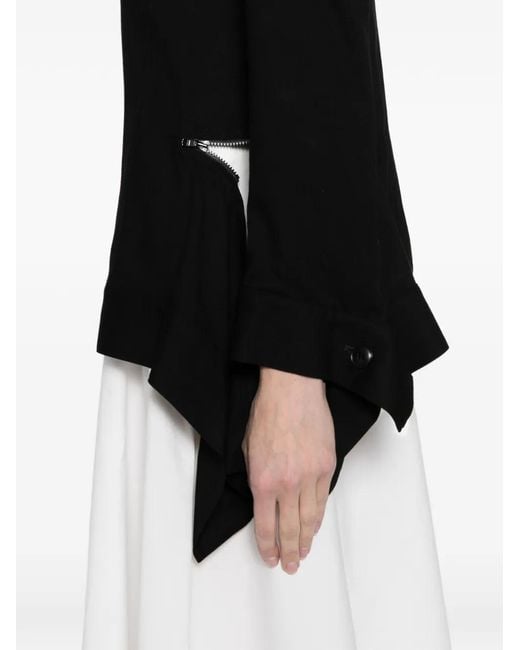 Yohji Yamamoto Black Collared Jacket