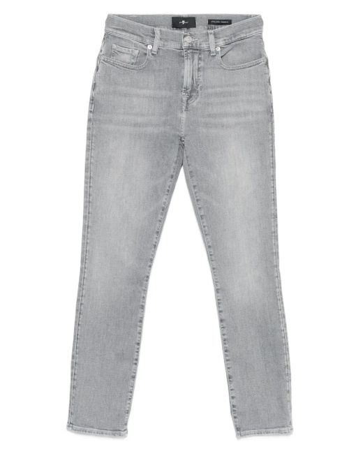 7 For All Mankind ストレートジーンズ Gray