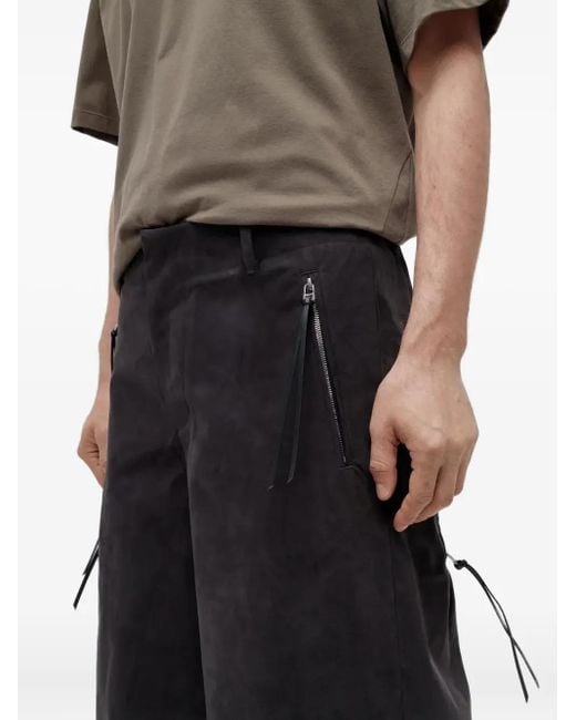 Bermudas con detalle de cremallera Post Archive Faction PAF de hombre de color Blue