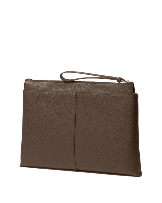 Tod's Black Medium Leather Document Holder for men