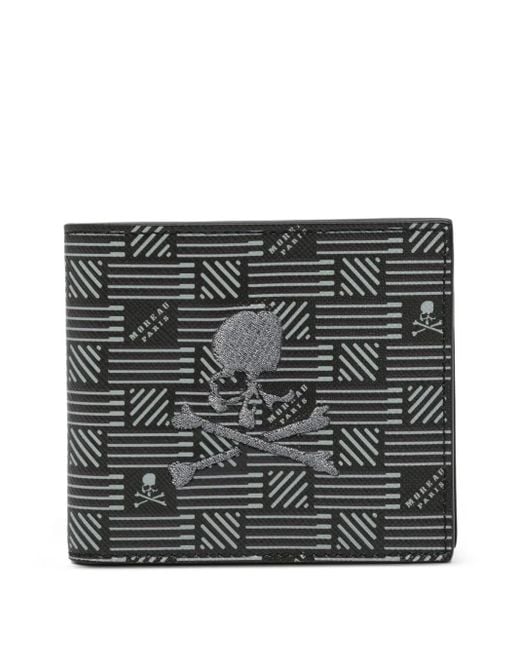メンズ MASTERMIND WORLD X Moreau Paris 二つ折り財布 Black