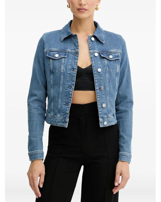Chaqueta vaquera con cordones Guess de color Blue