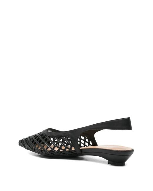 Keys White Slingback Sandals