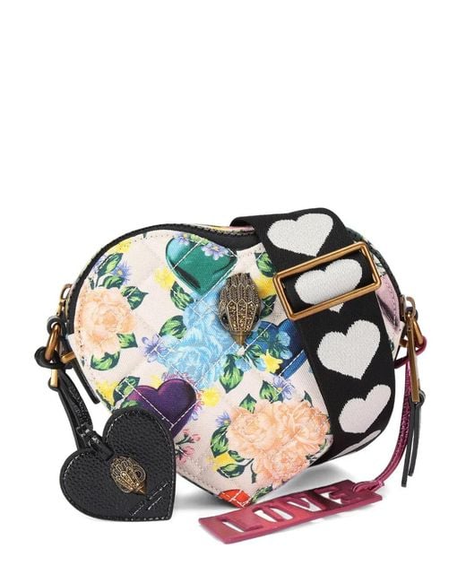 Kurt Geiger Blue Southbank Heart Cross Body Bag