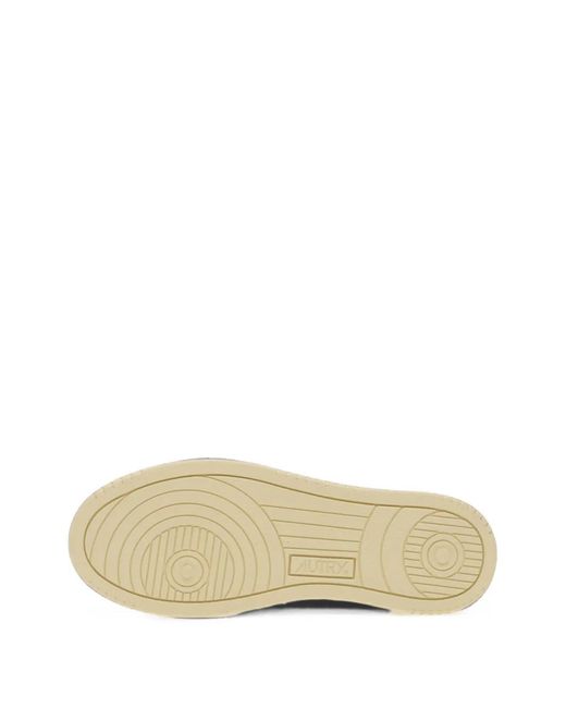 Autry Metallic Medalist Zebra-Print Pony-Hair Sneakers