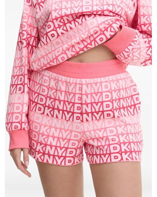 DKNY Pink Logo-Print Pyjamas