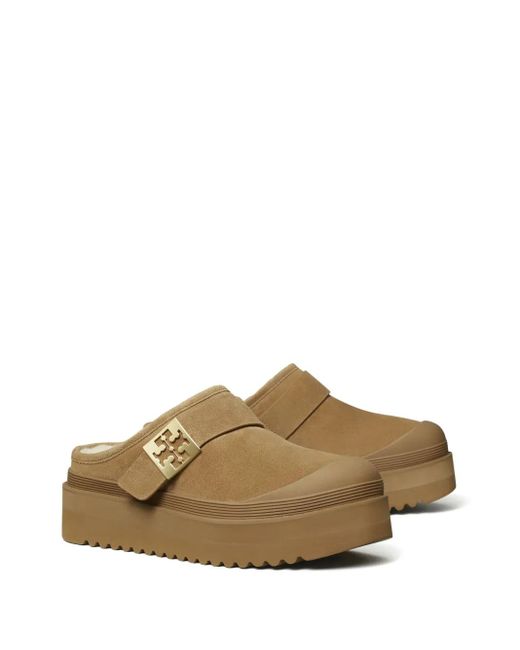 Tory Burch Brown 40Mm Mellow Mules