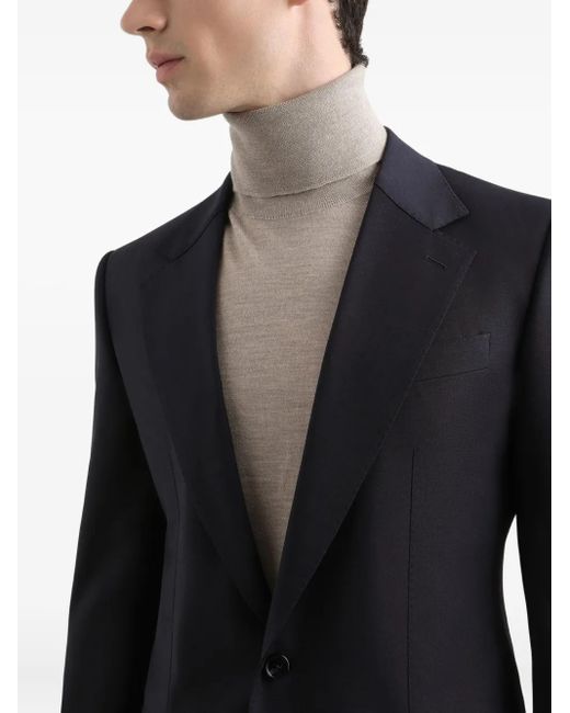 Dolce & Gabbana Black Two-Button Blazer for men