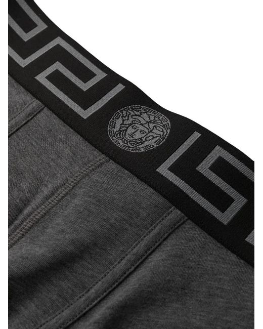 Versace Black Greca Jersey Boxers for men