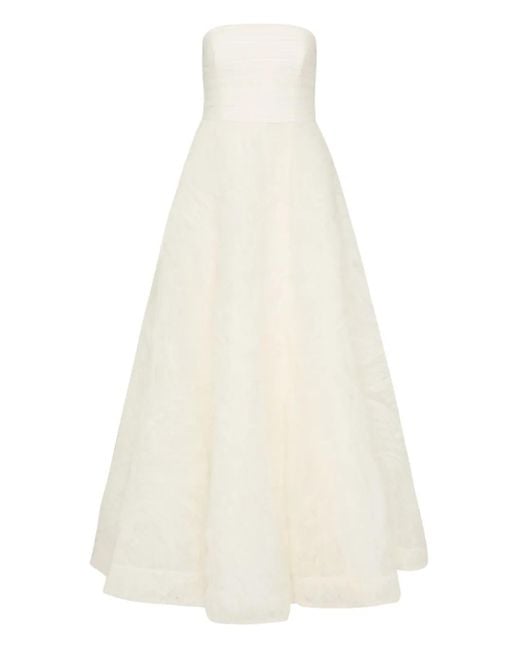 Rebecca Vallance White Willow Strapless Textured Bridal Gown