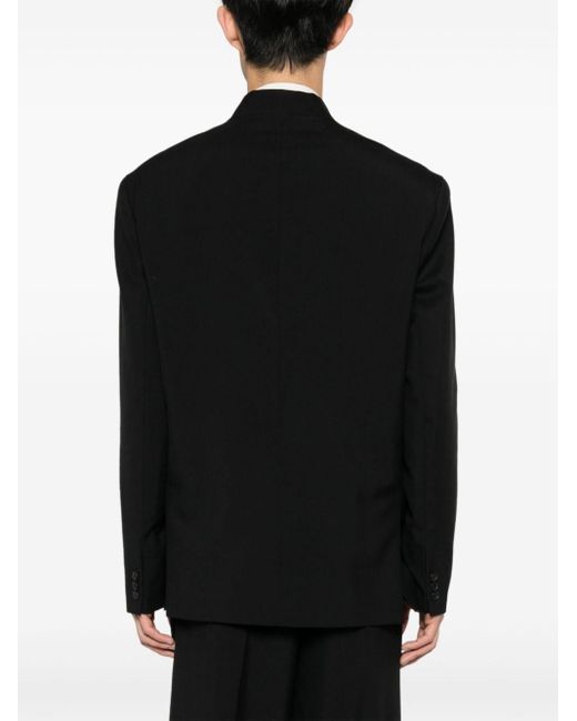 KENZO Black Double-breasted Suit Jacket for men