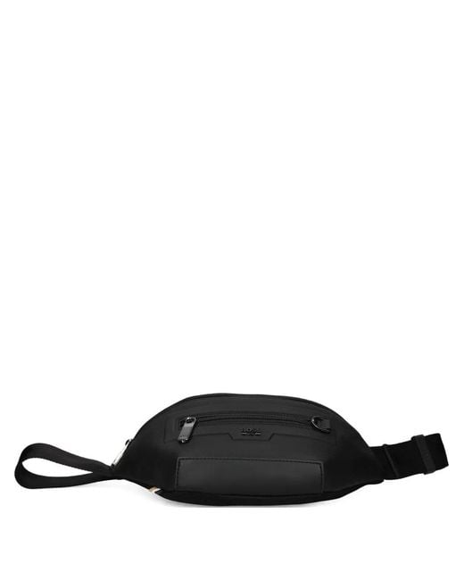 Boss Black Zip Belt Bag for men