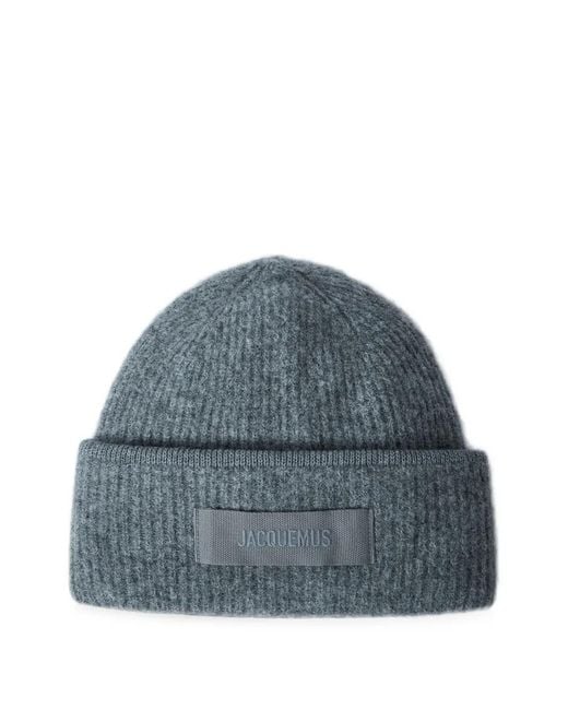 Jacquemus Blue The Gros Grain Beanie