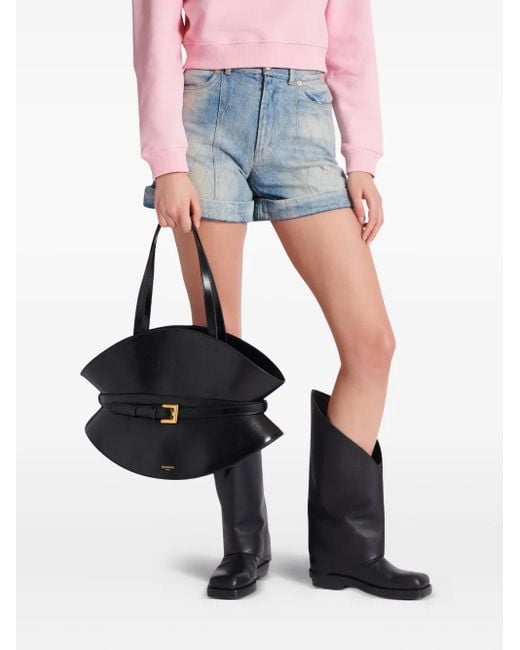 Balmain Black Shoulder Bags