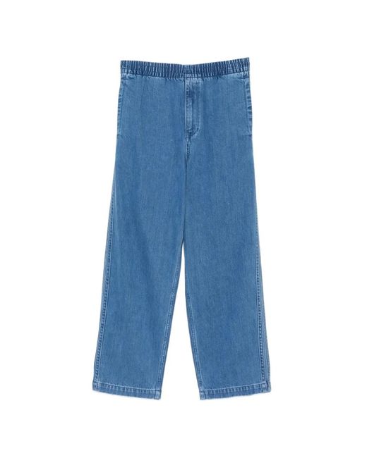 SPORT b. by agnès b. Blue Easy Wide-Leg Trousers for men