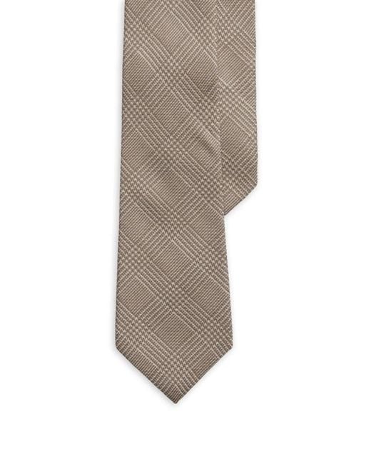Ralph Lauren Natural Glen Plaid Tie for men