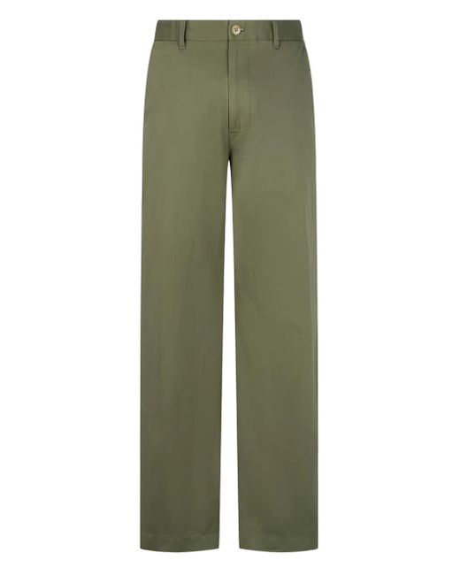 MAN ON THE BOON. Cotton chinos in Green für Herren