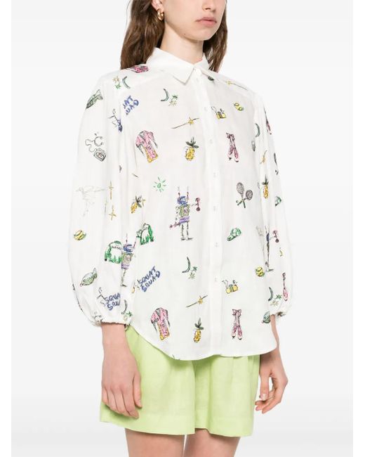 ALÉMAIS White Long Sleeve Shirt