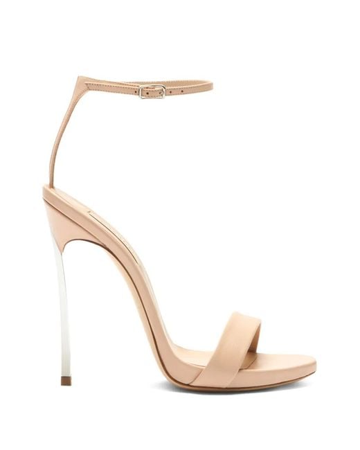 Casadei White Marta Blade Sandals
