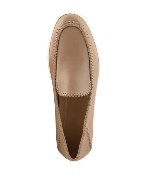 Giorgio Armani Brown Closed Flat Sneakers for men