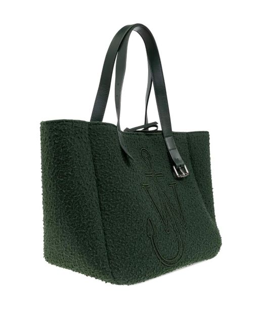 J.W. Anderson Black Shopper mit Logo-Prägung