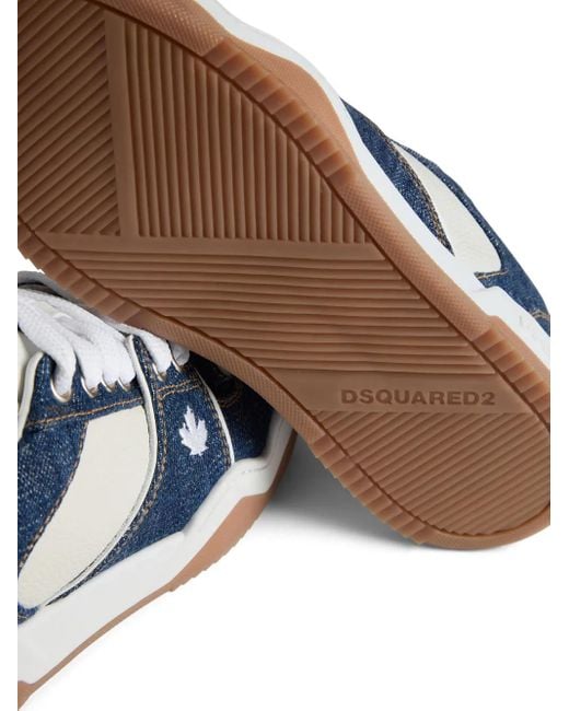 DSquared² パネル デニムスニーカー Blue